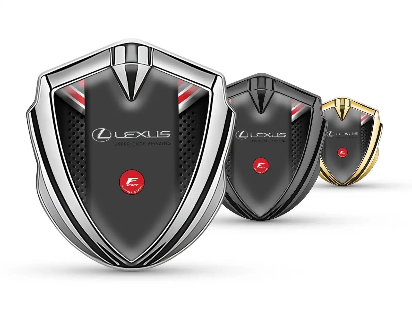Lexus Kuppel Emblem Abzeichen Renn Look Glänzend